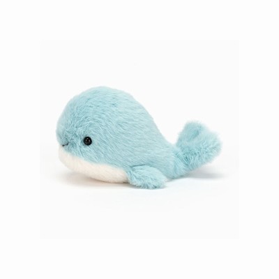 Jellycat Fluffy Whale New Zealand | LUZEV3067